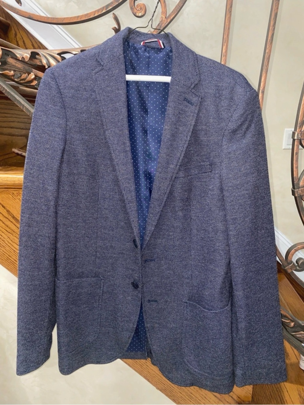 Primark Navy Textured Sport Coat